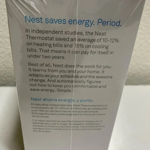 NEW!! $250 Google Nest 3rd Generation Learning Thermostat - Picture 2 of 5